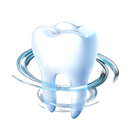 Healthy shiny teeth
